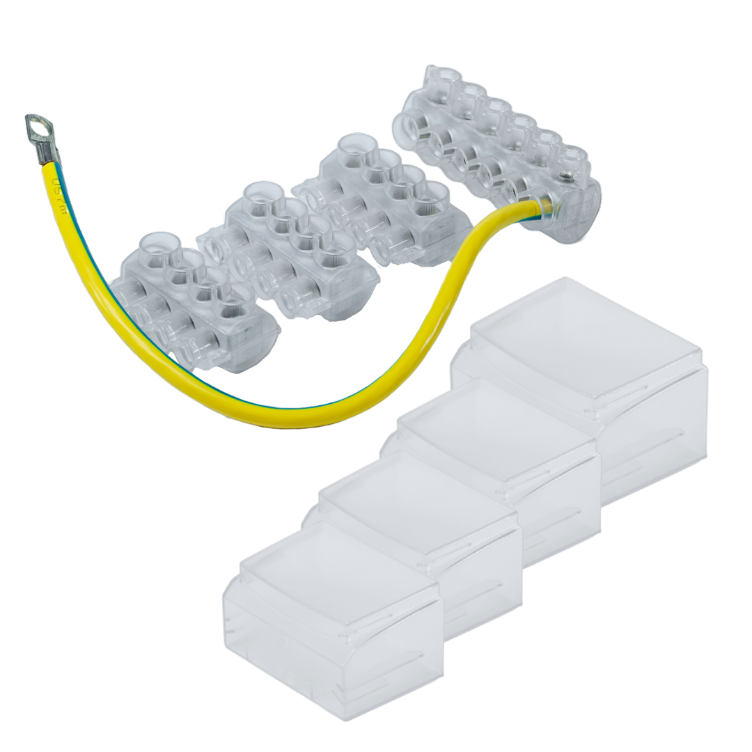 Комплект клеммников НК-17 (SV-17: 3х KE 10.1+1х KE 10.3 в комлпекте с крышками) ГринЭнерго